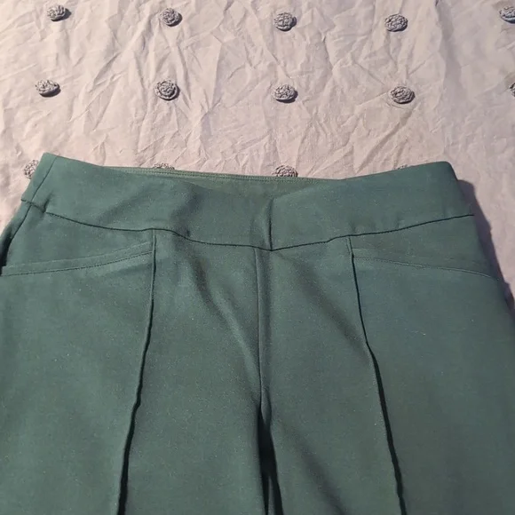 Cato Hunter Green Ponte Knit Pants - Picture 2 of 4